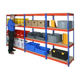 Anco Heavy Duty Rivet Shelving - 4 Shelves