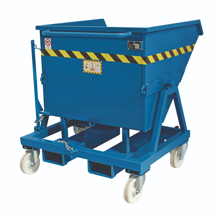 Justrite® Steel Forklift Tipping Scrap Containers