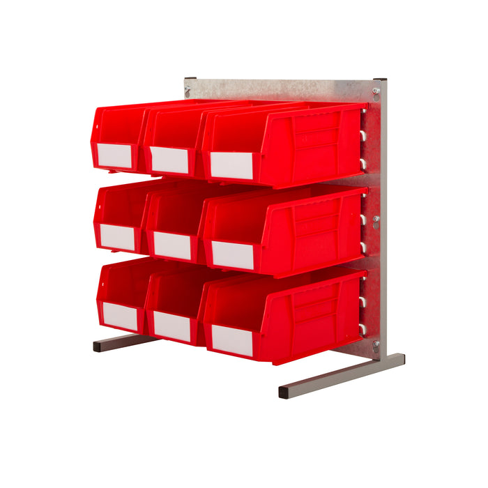 Anco® Rhino Plastic Bin - Square Louvre Panel 457 x 457