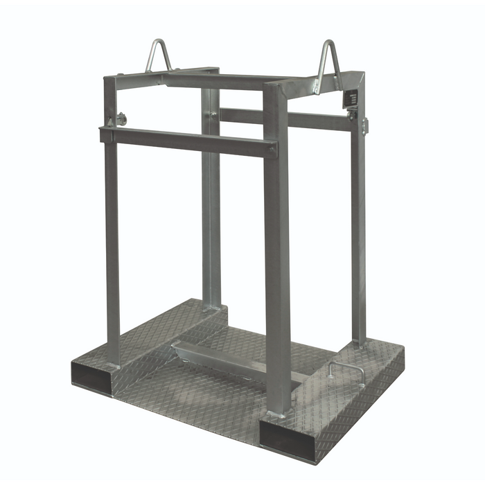 Justrite Steel Gas Cylinder Transportation Pallet - Galvanised