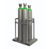 Justrite Steel Gas Cylinder Transportation Pallet - Galvanised