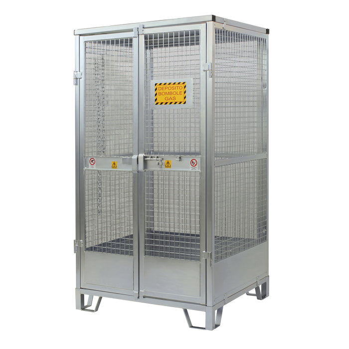 Justrite® Steel Gas Cylinder Transportation Pallet - Galvanised