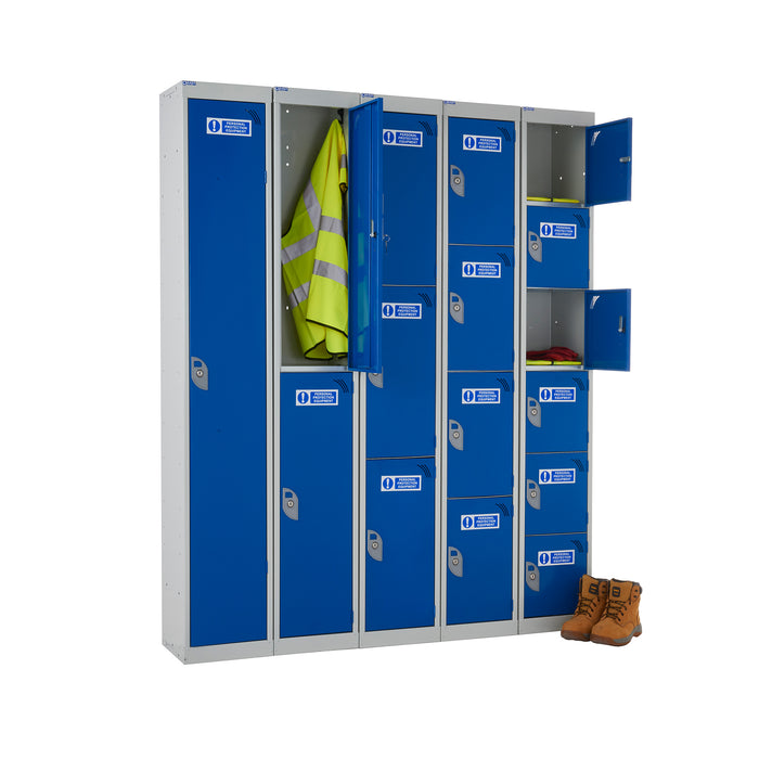 QMP® PPE Lockers - Blue