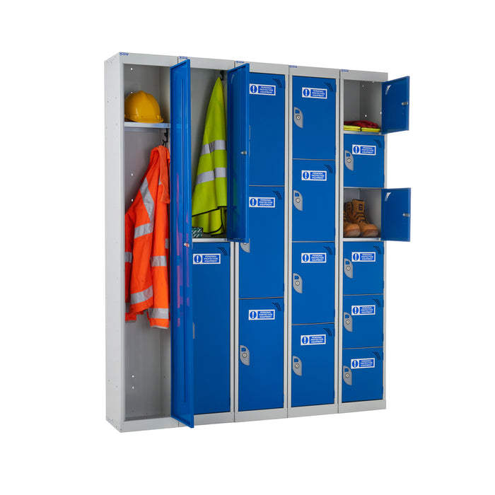 QMP® PPE Lockers - Blue