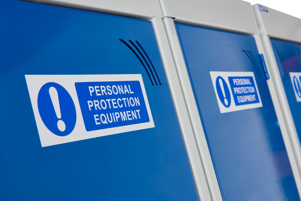 QMP® PPE Lockers - Blue