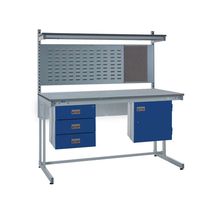 QMP Cantilever ESD Workbenches - Lamstat Top