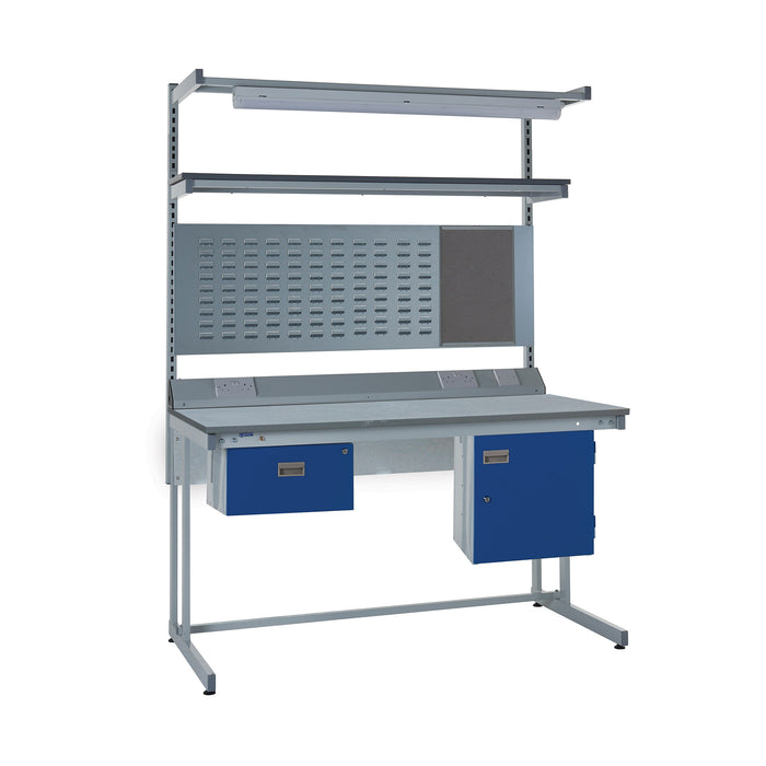 QMP® Cantilever ESD Workbenches - Lamstat Top
