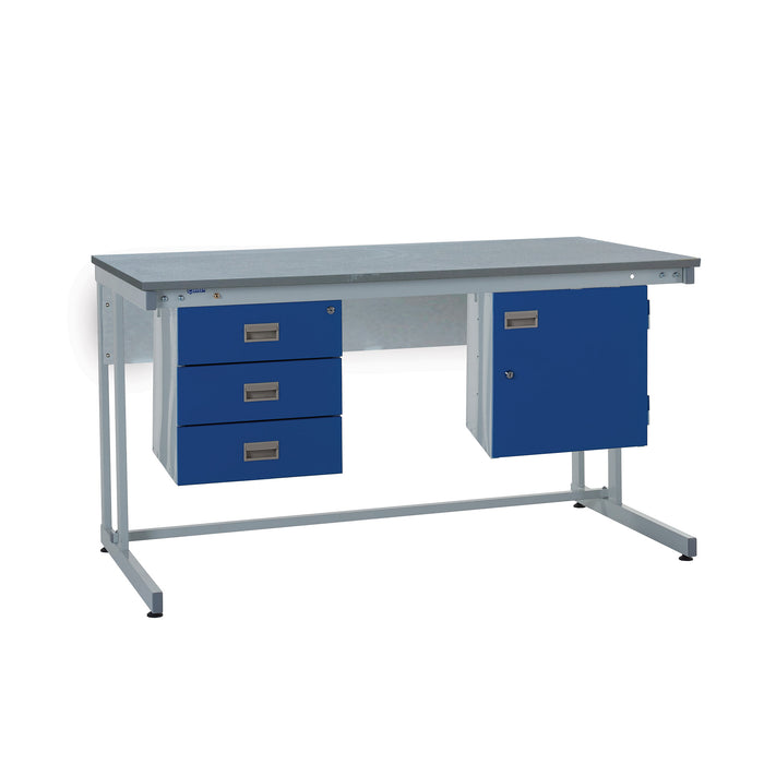 QMP® Cantilever ESD Workbenches - Lamstat Top