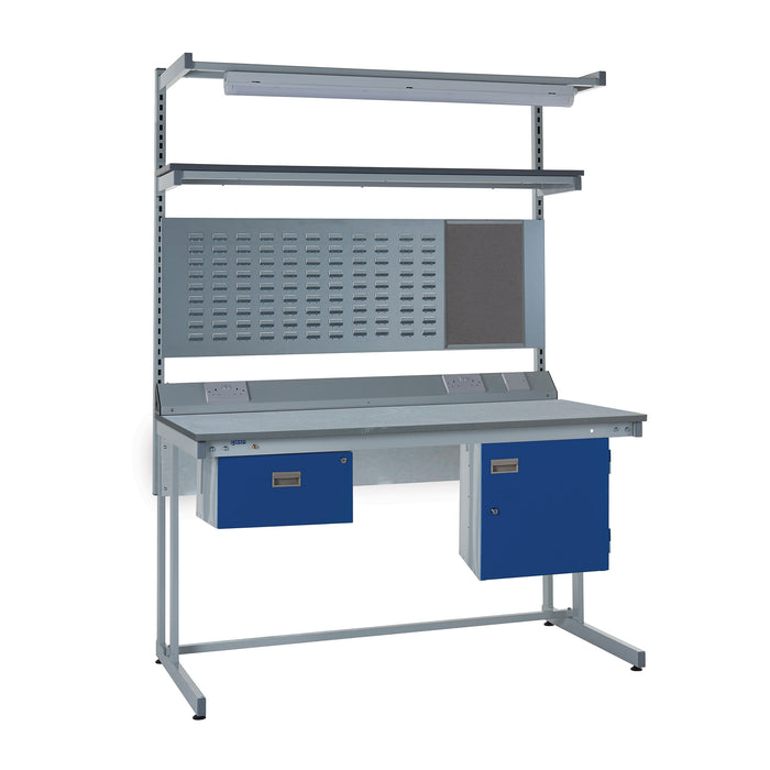 QMP® Cantilever ESD Workbenches - Lamstat Top