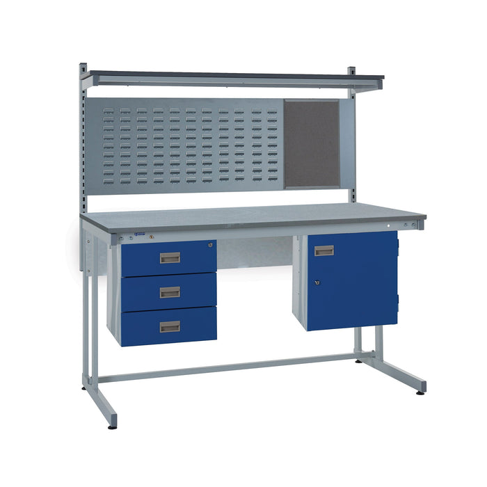 QMP Cantilever ESD Workbenches - Lamstat Top