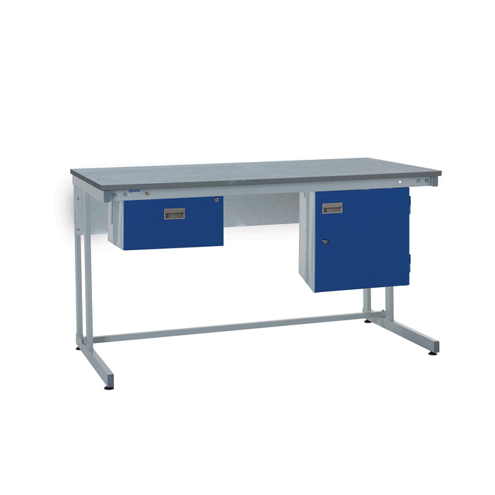 QMP® Cantilever ESD Workbenches - Lamstat Top