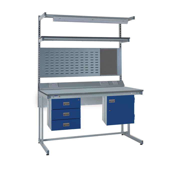 QMP® Cantilever ESD Workbenches - Lamstat Top