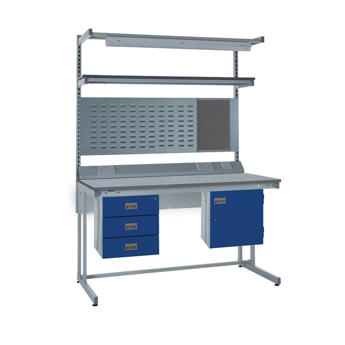 QMP Cantilever ESD Workbenches - Lamstat Top