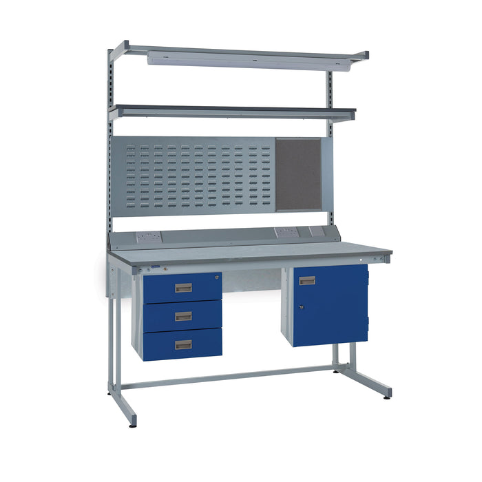 QMP® Cantilever ESD Workbenches - Lamstat Top
