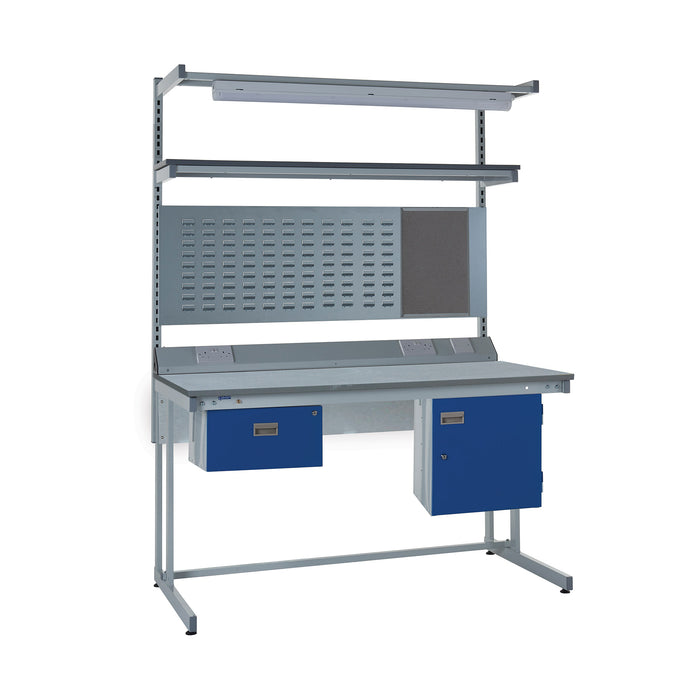 QMP® Cantilever ESD Workbenches - Lamstat Top