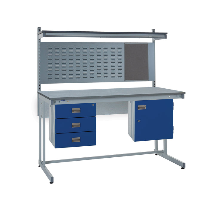 QMP® Cantilever ESD Workbenches - Lamstat Top
