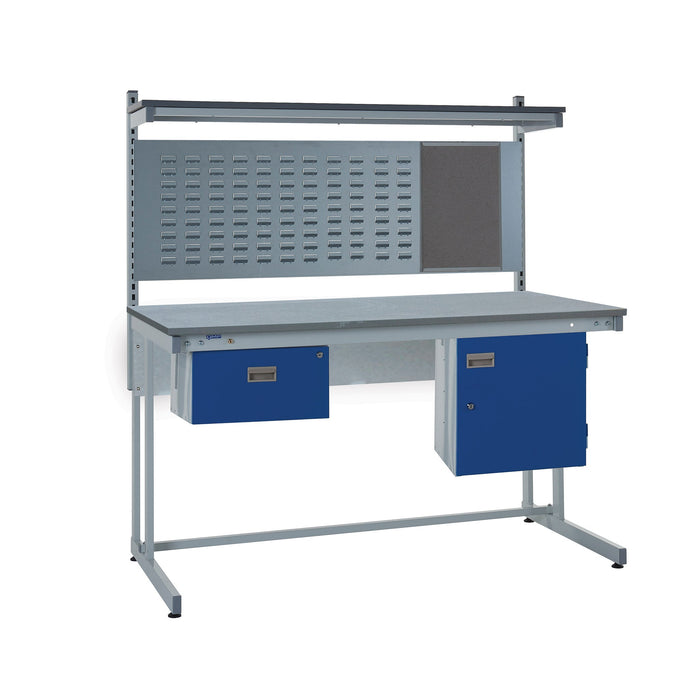 QMP Cantilever ESD Workbenches - Lamstat Top