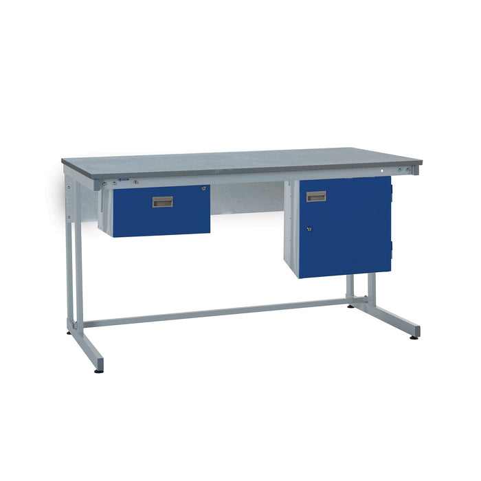 QMP Cantilever ESD Workbenches - Lamstat Top