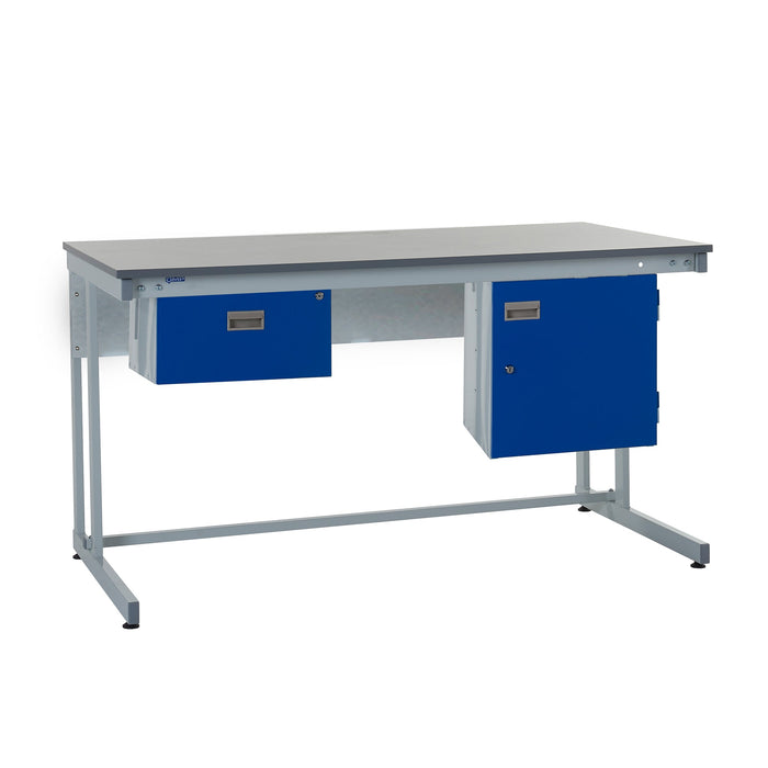 QMP Cantilever Workbenches - Laminate Top