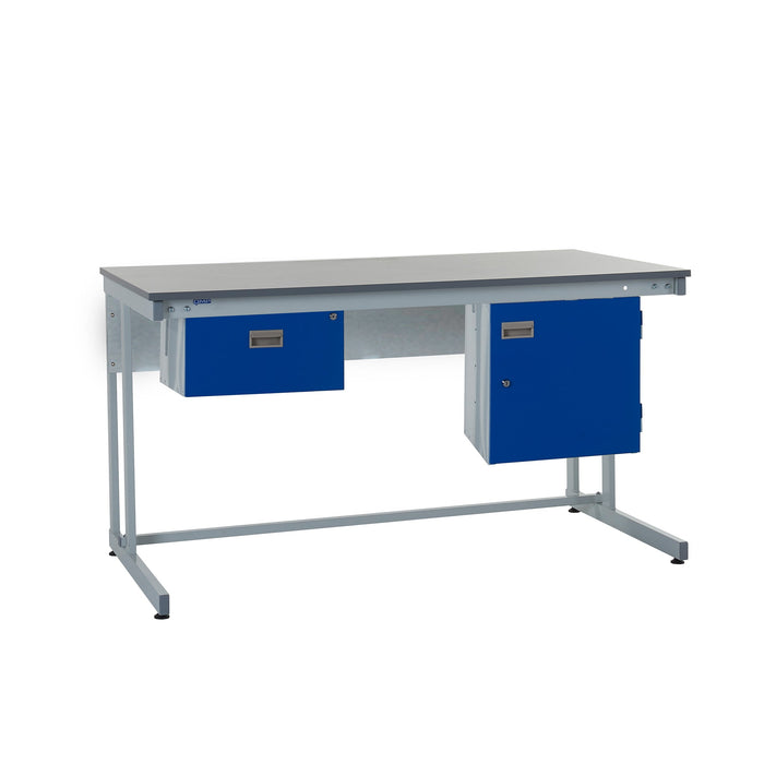QMP Cantilever Workbenches - Laminate Top
