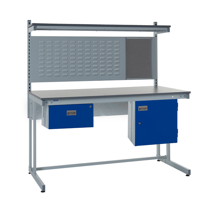 QMP Cantilever Workbenches - Laminate Top