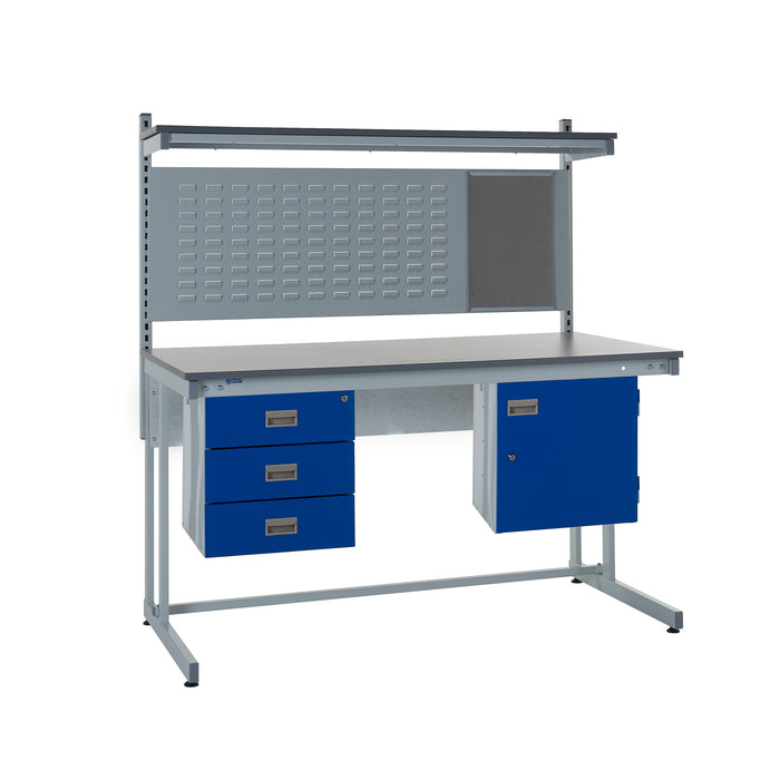 QMP® Cantilever Workbenches - Laminate Top