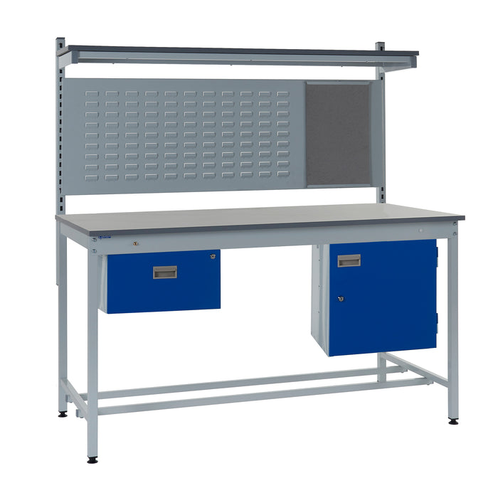 QMP® Square Tube ESD Workbenches - Laminate Top