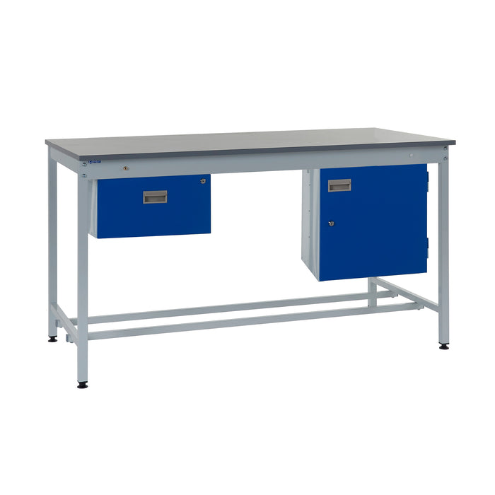 QMP® Square Tube ESD Workbenches - Laminate Top