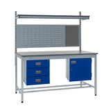 QMP Square Tube ESD Workbenches - Laminate Top