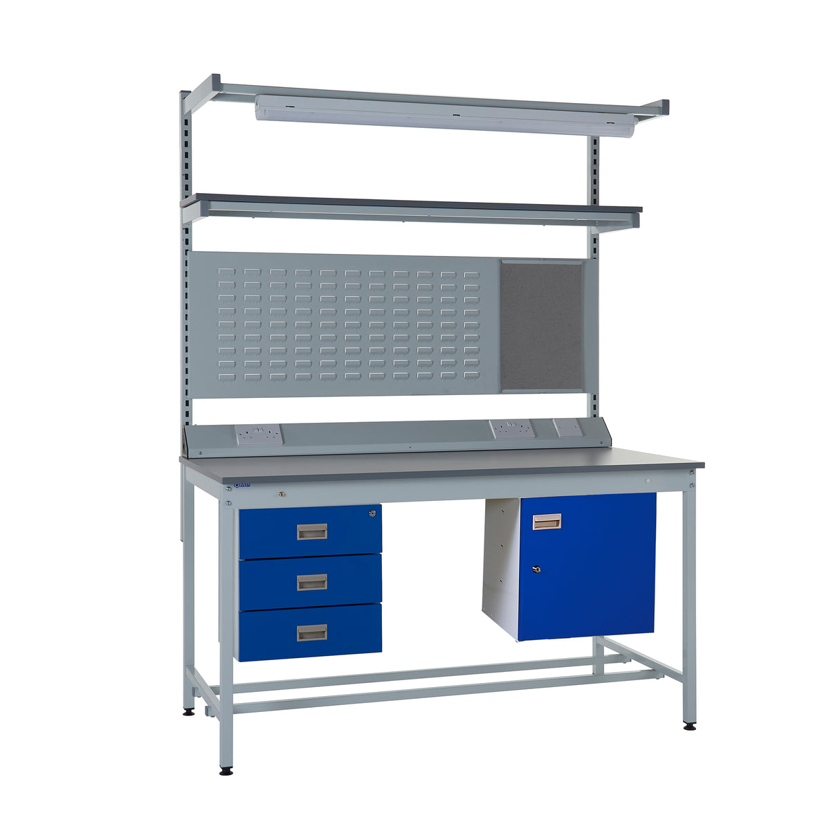 QMP Square Tube ESD Workbenches - Laminate Top