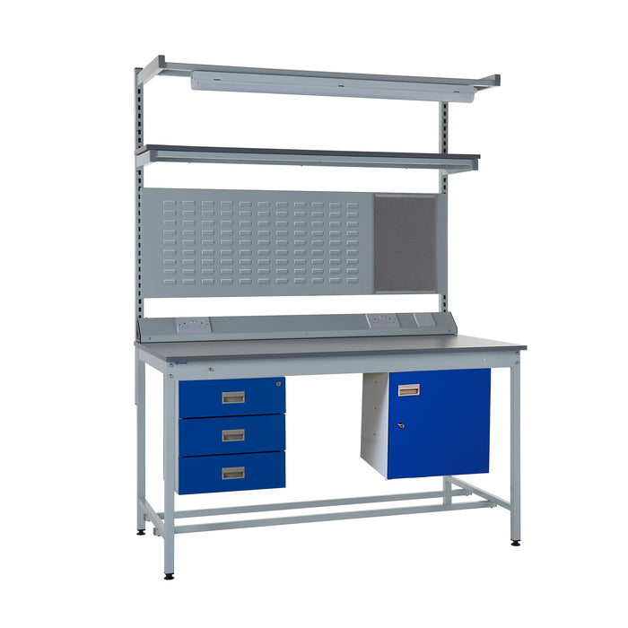 QMP® Square Tube ESD Workbenches - Laminate Top