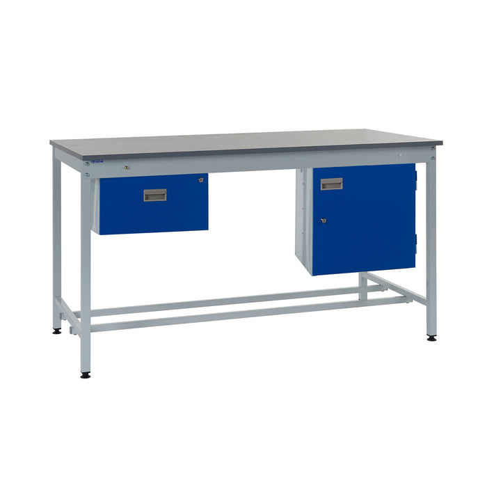 QMP® Square Tube ESD Workbenches - Laminate Top