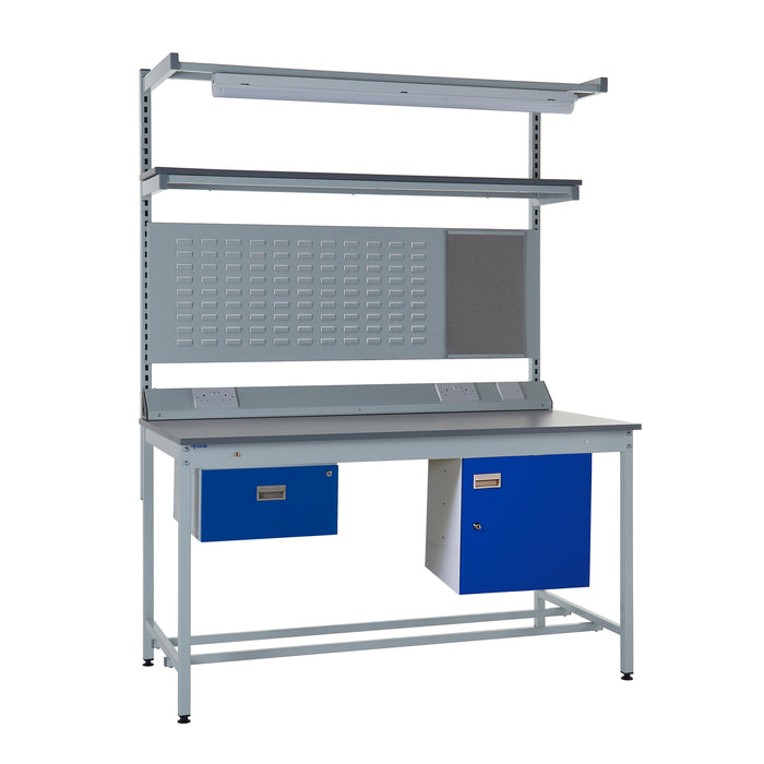 QMP® Square Tube ESD Workbenches - Laminate Top