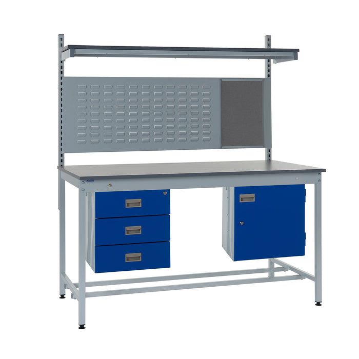 QMP® Square Tube ESD Workbenches - Laminate Top