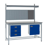 QMP Square Tube ESD Workbenches - Laminate Top