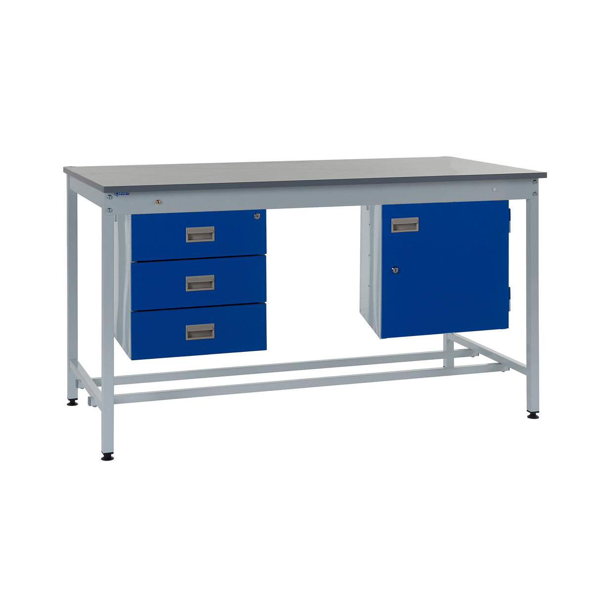 QMP Square Tube ESD Workbenches - Laminate Top