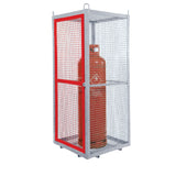 GPC Grenadier Security Cage - Galv'd & Red Doors