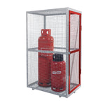 GPC Grenadier Security Cage - Galv'd & Red Doors