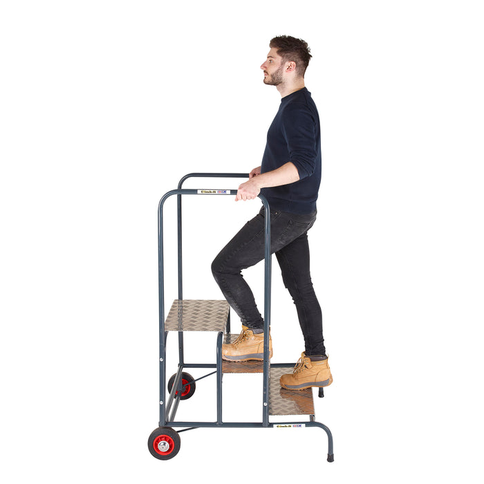 GPC® Climb-It® UK Wide Work Step - 2 Tread - Without Wheels