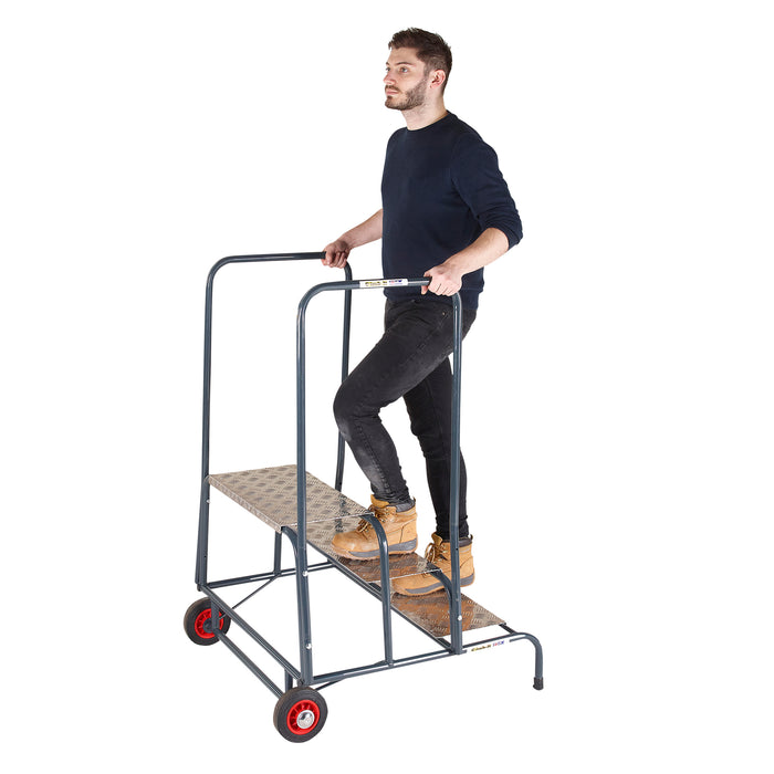 GPC® Climb-It® UK Wide Work Step - 2 Tread - Without Wheels