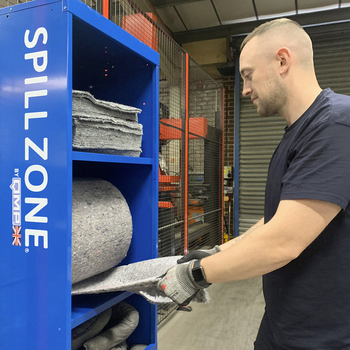 QMP® SpillZone® Absorbent Dispensing Stations - 1820Hx550Wx550Dmm