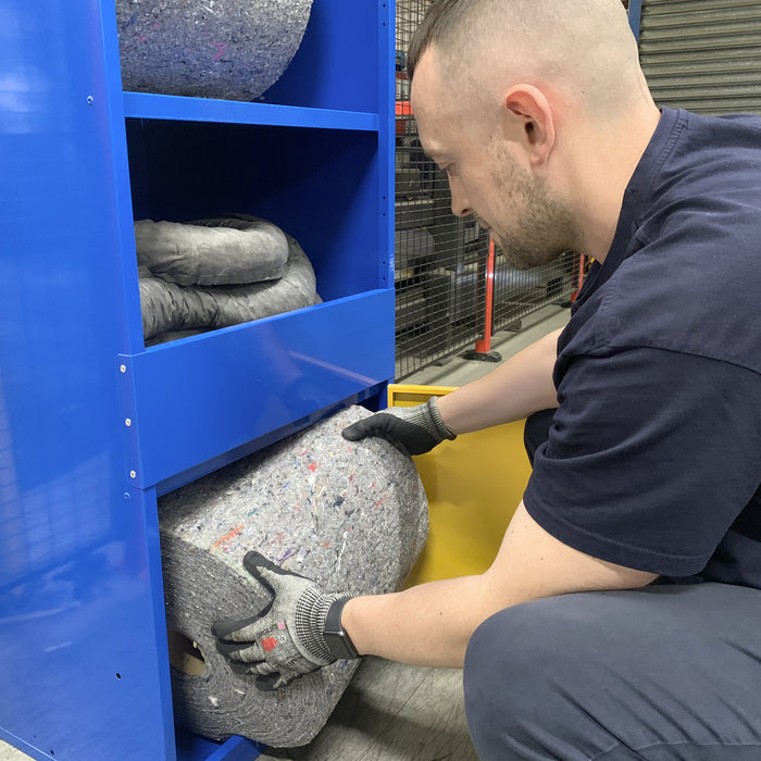 QMP® SpillZone® Absorbent Dispensing Stations - 1820Hx550Wx550Dmm
