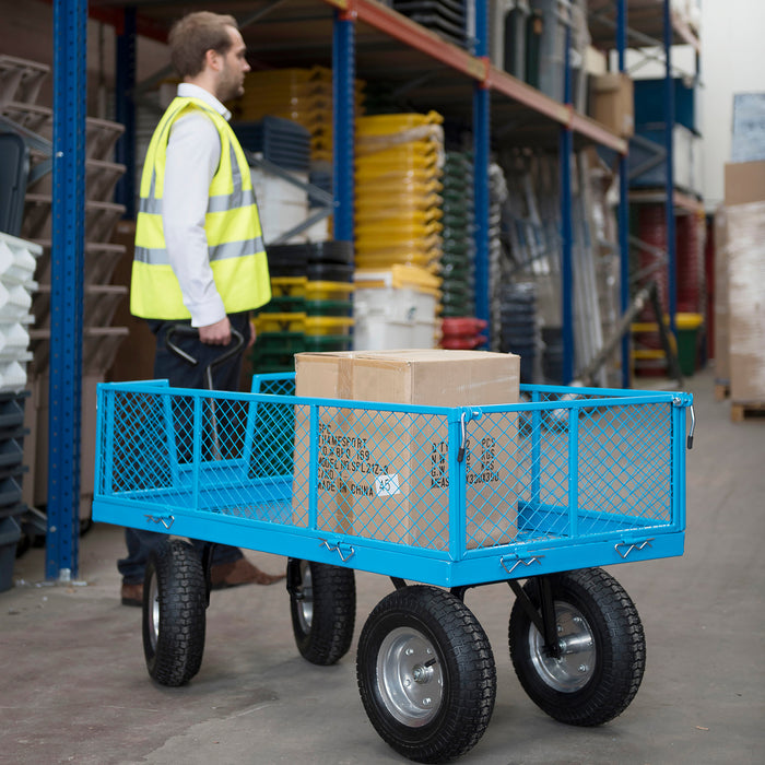 GPC® Apollo® Platform Truck With Reach Compliant Wheels - Mesh Base
