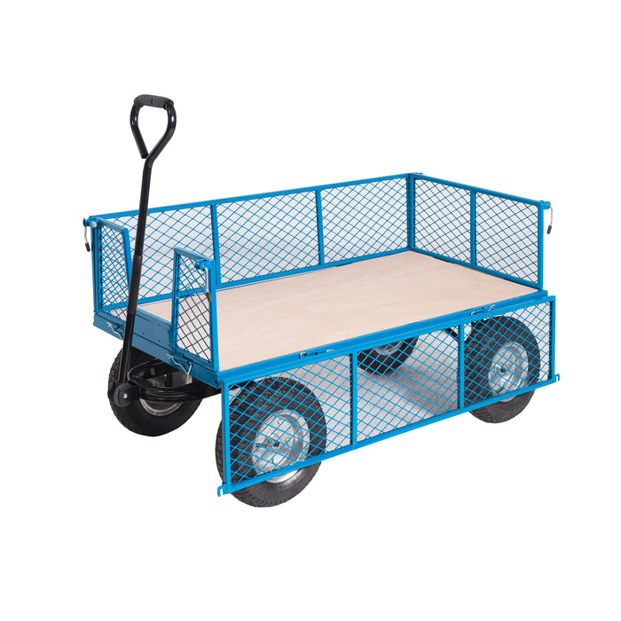GPC® Apollo® Platform Truck With Reach Compliant Wheels - Mesh Base