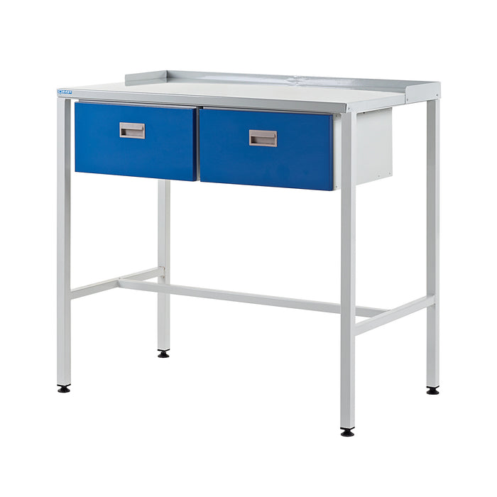 QMP® Team Leader Workstations - with Flat Top Drawer & Cupboard