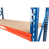Anco TS Longspan Shelving Starter Bay with 3 levels of Chipboard