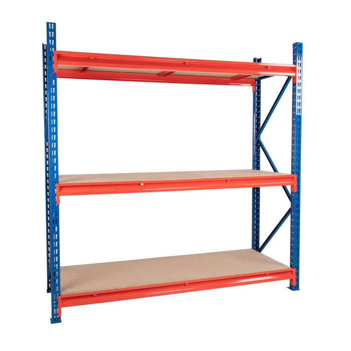 Anco TS Longspan Shelving Extension Bay with 3 levels of Chipboard