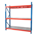 Anco TS Longspan Shelving Bays with 3 Chipboard Deck levels