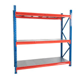 Anco TS Longspan Shelving Bays with 3 Chipboard Deck levels