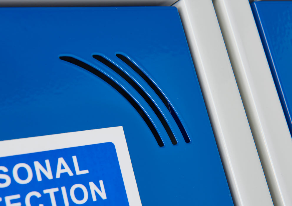 QMP® PPE Lockers - Blue
